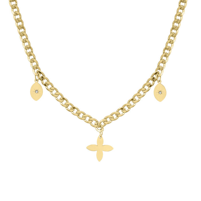 Collar Sabine Cruz y Ojo Oro