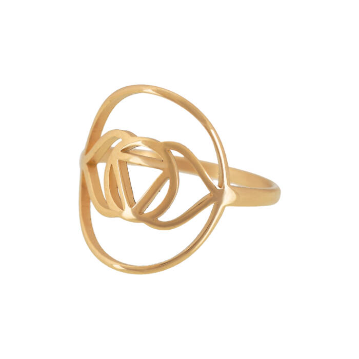 Anillo Chakra Ajna Oro