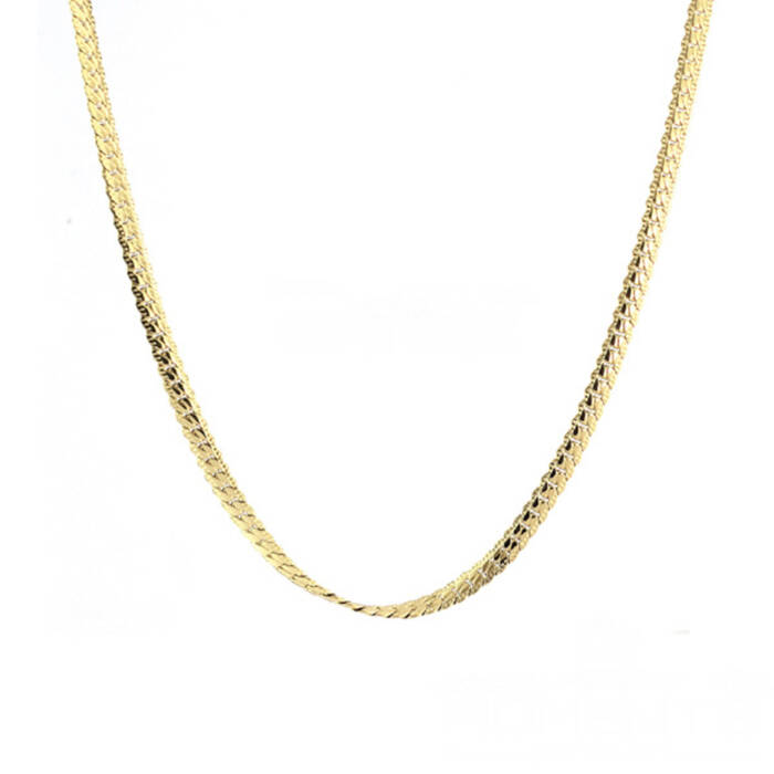 Collar Jacqueline plana Oro