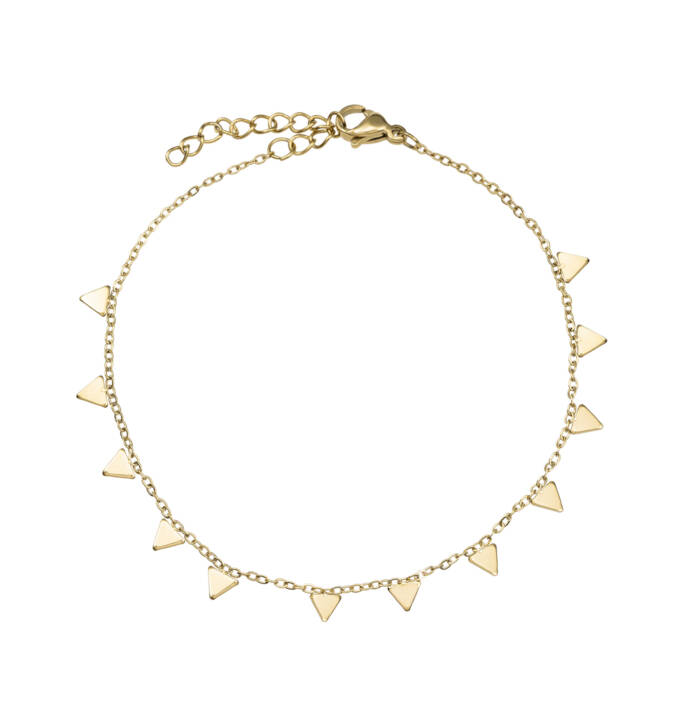 Pulsera Triángulos Oro