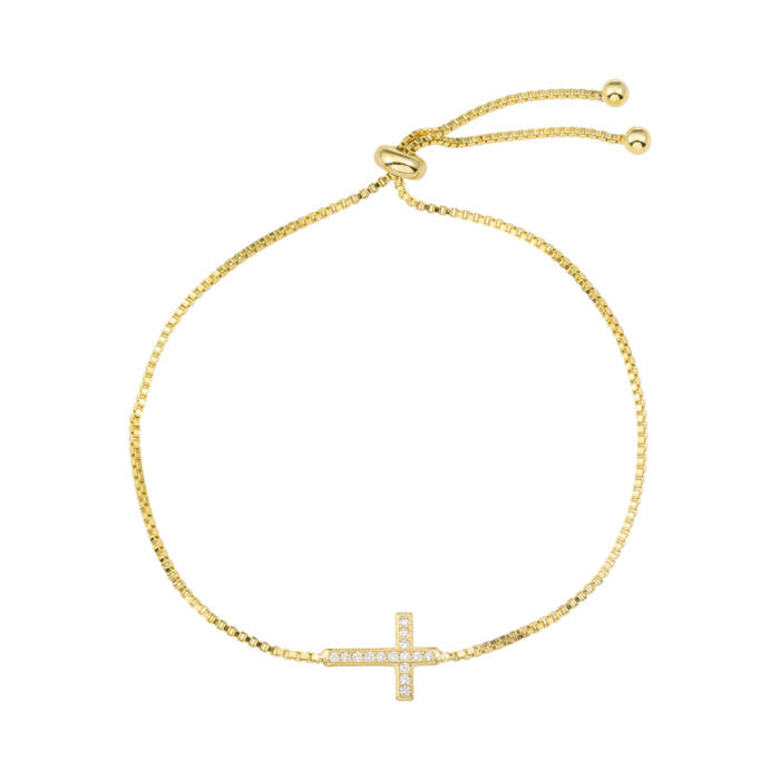 Pulsera Cruz Oro
