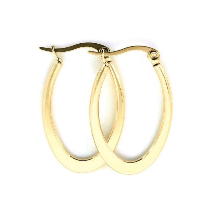 Pendientes Aro 25mm Eva Oro
