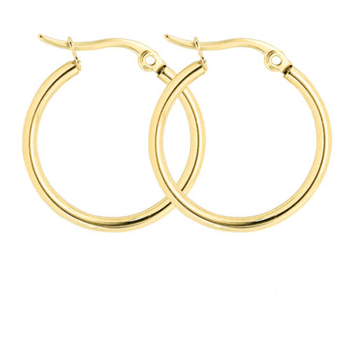 Pendientes Aro 35mm Eva Oro