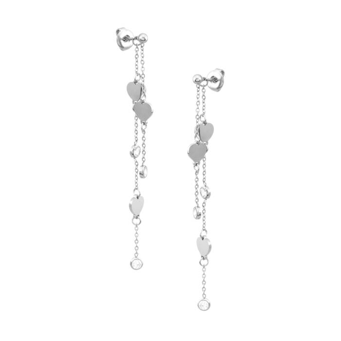 Pendientes Corazones y Circonitas