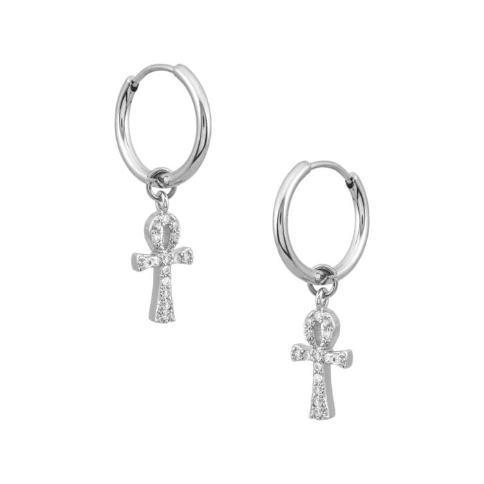 Pendientes Cruz Egipcia