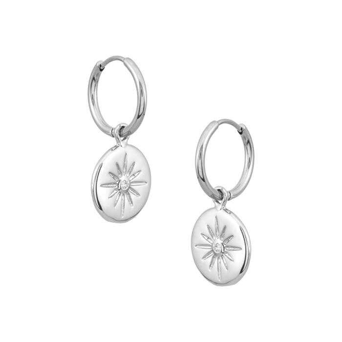Pendientes Estrella Polar Redonda