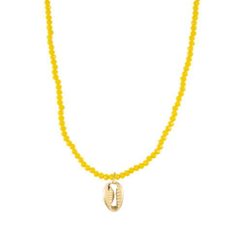 Gold Pukka Yellow Necklace