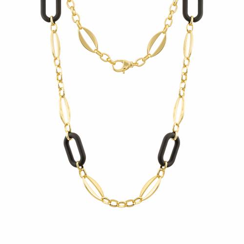 Carolina Black Gold Necklace