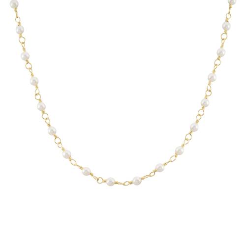 Collar Ambre Perla Oro