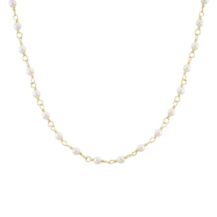 Collar Ambre Perla Oro