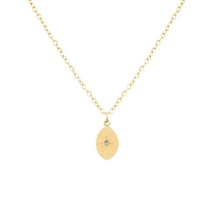 Reina Gold Evil Eye Necklace