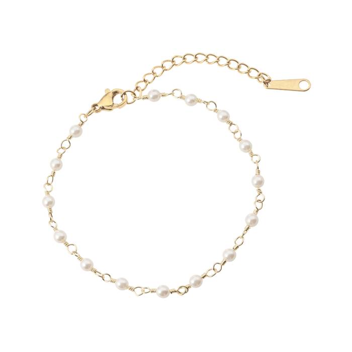 Ambre Pearl Gold Bracelet