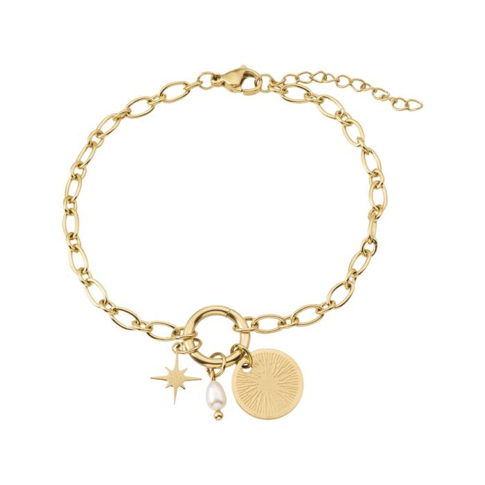 Amelie Pearl Gold Bracelet
