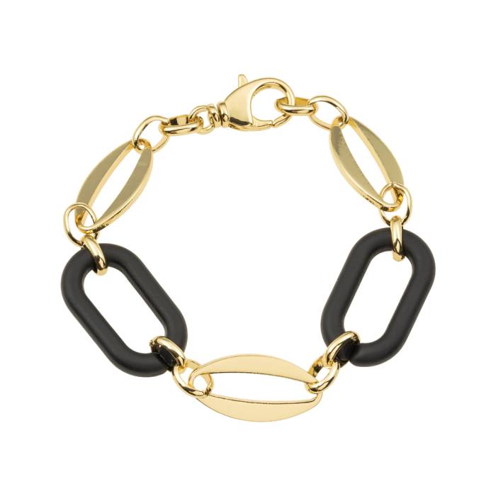 Carolina Black Gold Bracelet