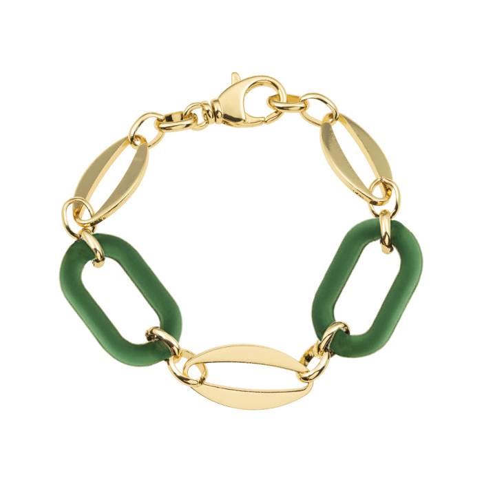 Carolina Green Gold Bracelet