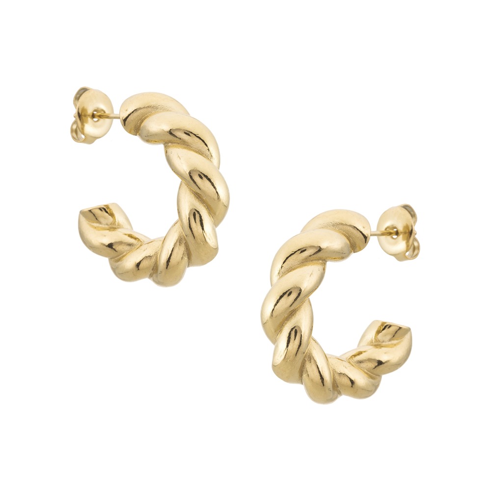 Mara Gold Hoop Earrings
