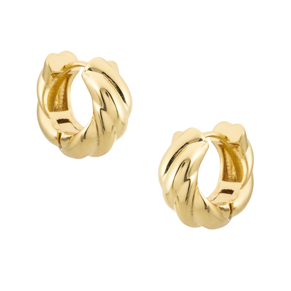 Gala Gold Hoop Earrings