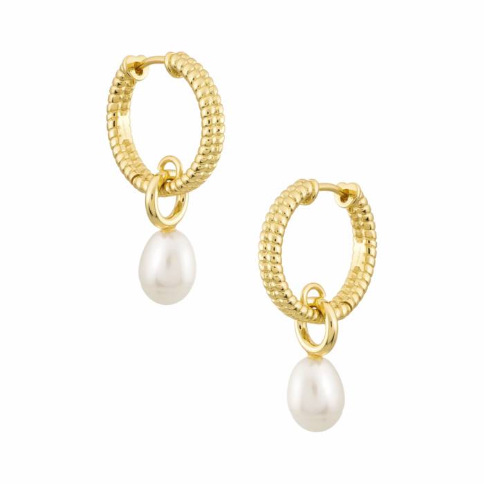 Anaelle Gold Hoop Earrings