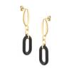Pendientes Carolina Oro Negro