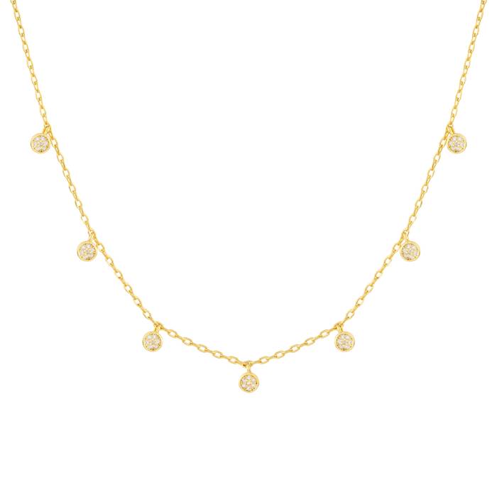 Collar Circulo Circonitas Vida