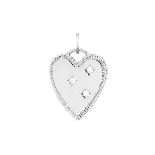 Studded Heart Charm