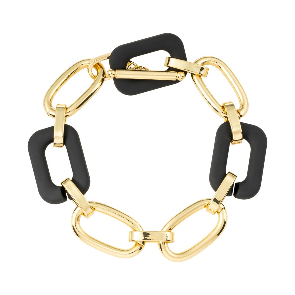 Cora Black Gold Bracelet