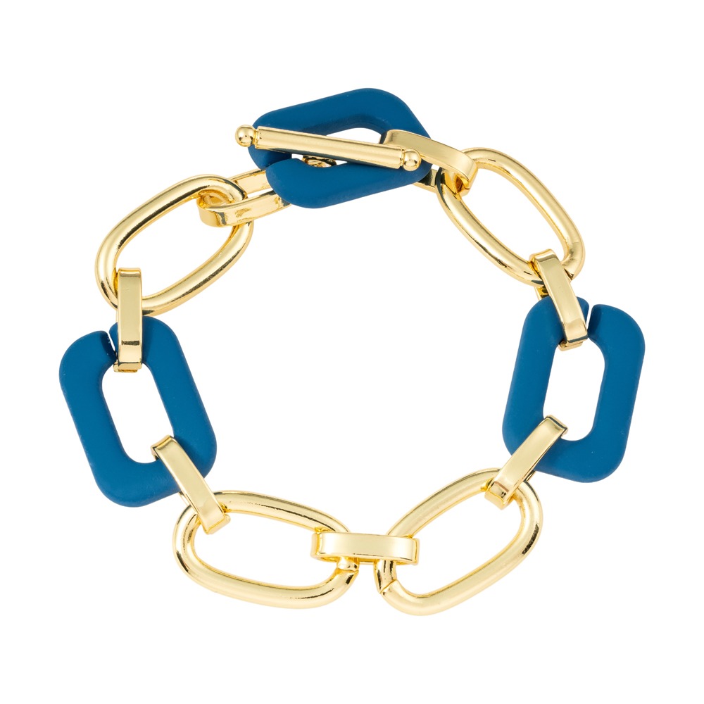 Cora Blue Gold Bracelet