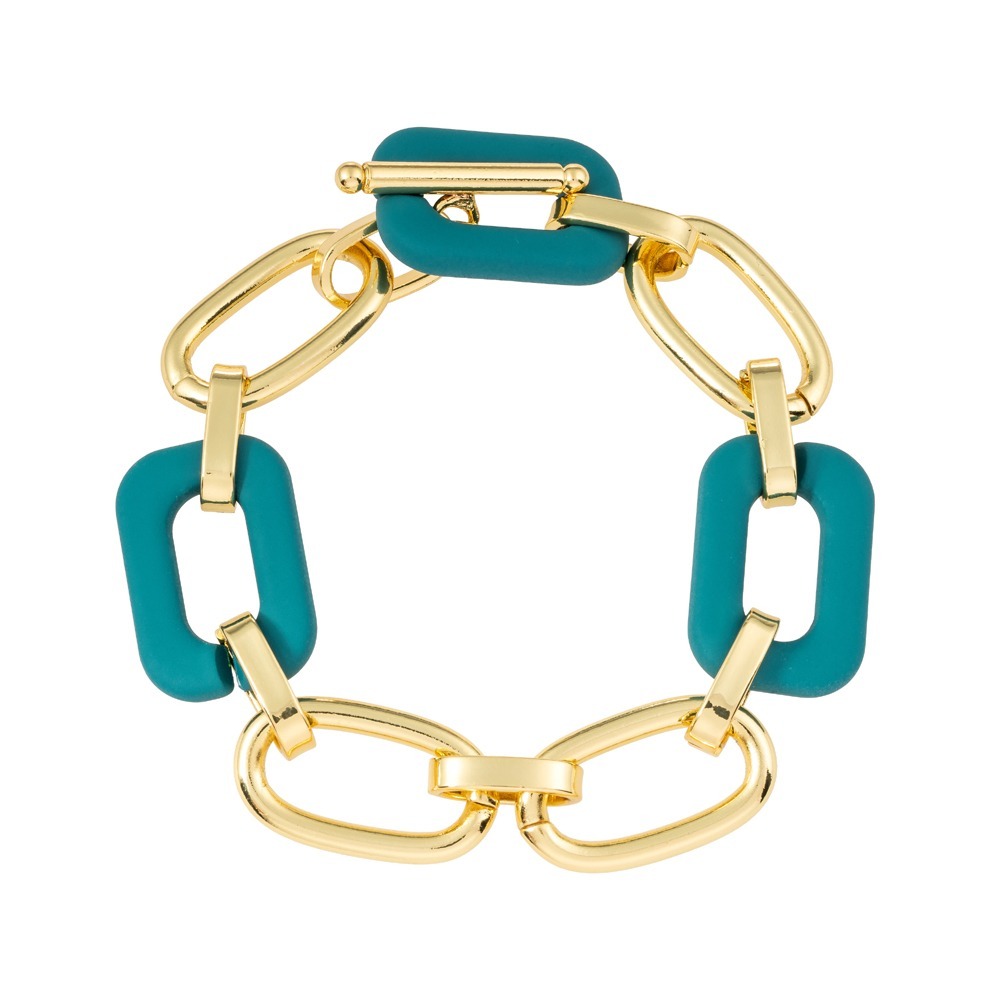 Cora Green Gold Bracelet