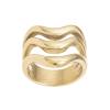Anillo Onda Triple Oro