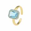 Anillo Lumiere Azul Oro
