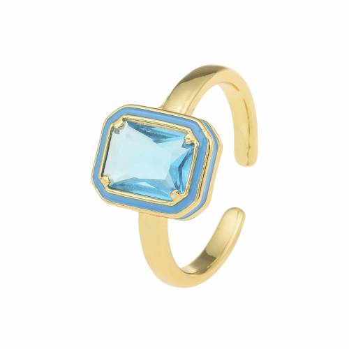 Lumiere Blue Gold Ring