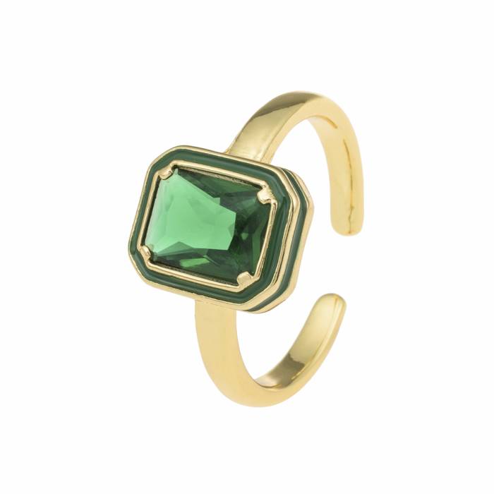 Lumiere Green Gold Ring