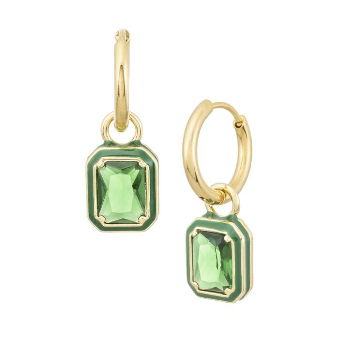 Lumiere Green Gold Earrings