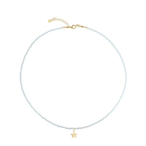 Collar Aguamarina Estrella