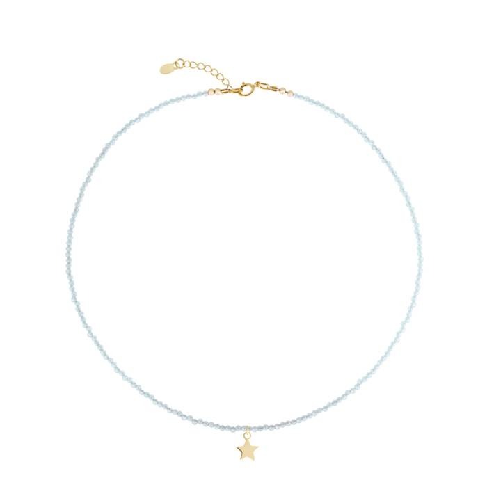 Collar Aguamarina Estrella