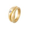 Anillo Circonita Oro Alicia - Imagen 5