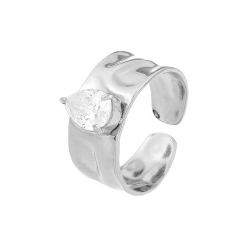 Anillo Ajustable Plata Ella