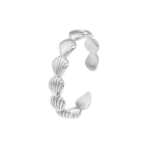 Anillo Shell Chic Plata