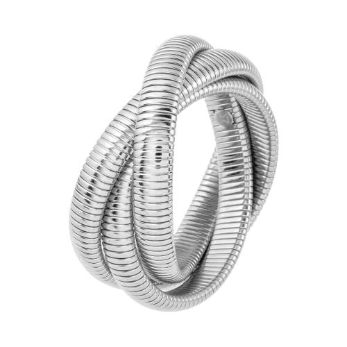 Brazalete Flexible Triple Plata Zara