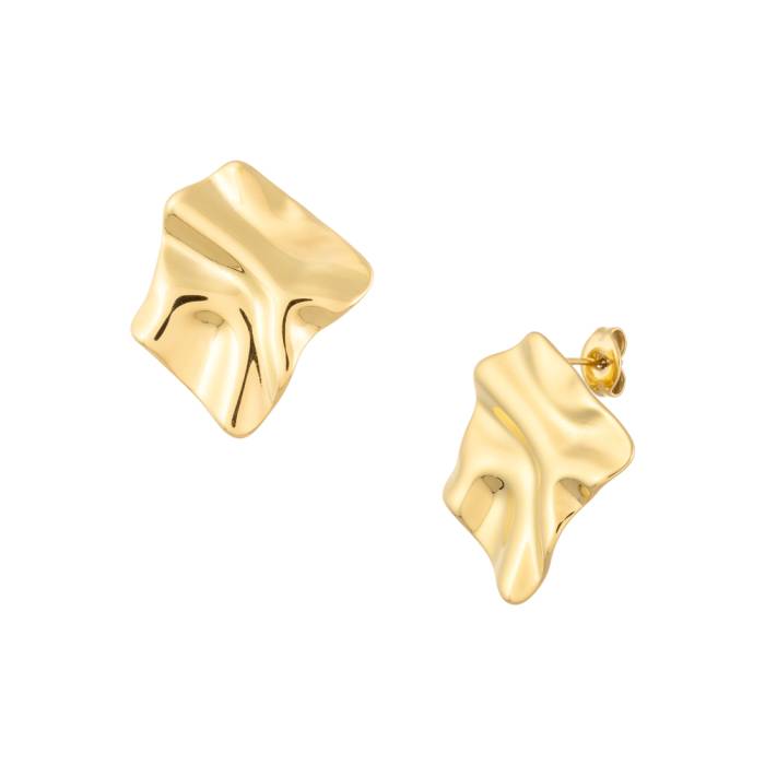 Pendientes Textura Oro Ella