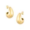 Pendientes Gota Grande Oro Sarah