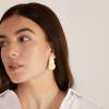 ORBIT TRIPLE DISC GOLD EARRINGS - Image 3
