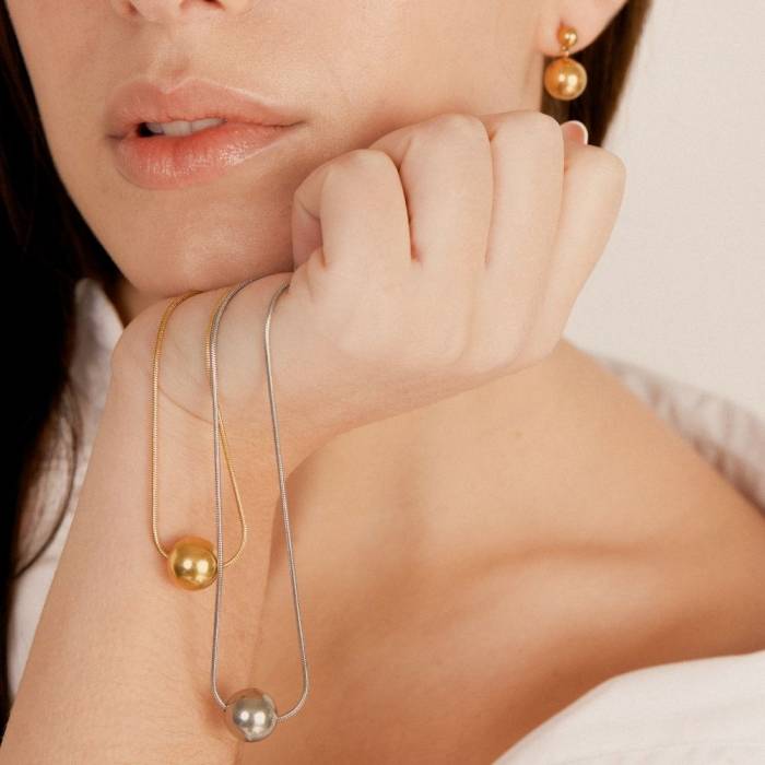COLLAR PERLA ORO NOVA - Imagen 3