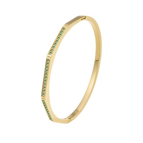 Emma Brazalete Verde Oro