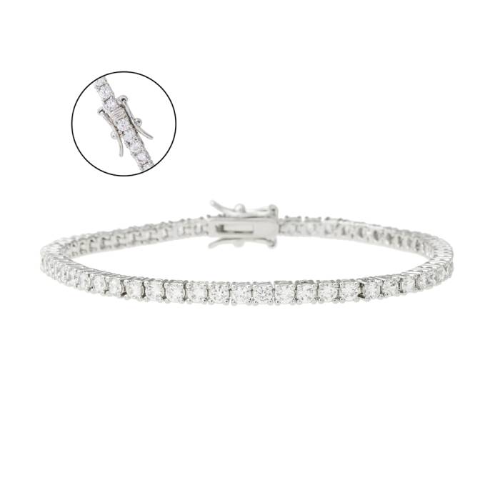 Pulsera Tennis Blanca