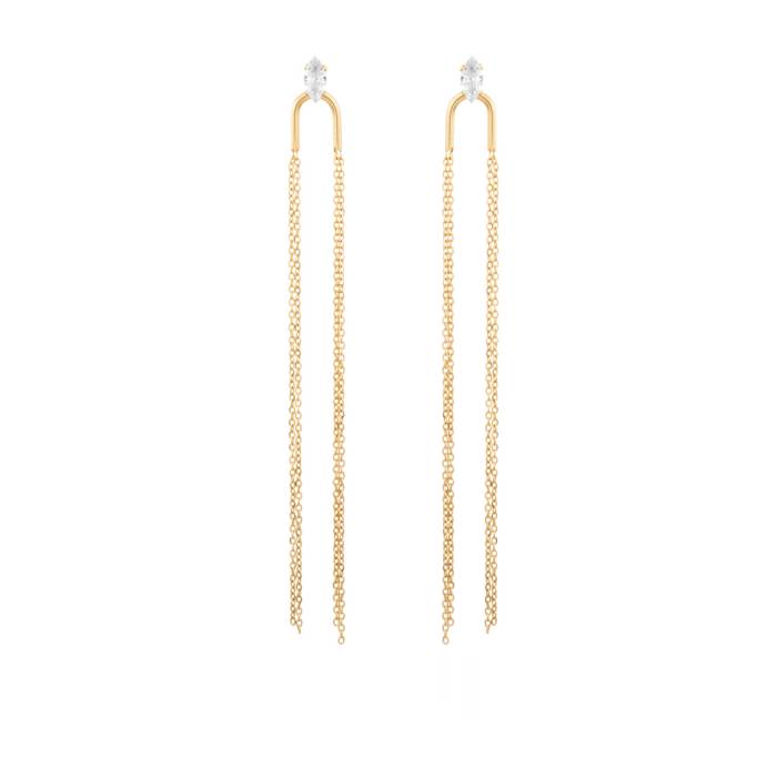 Pendientes Largos Kayla Oro