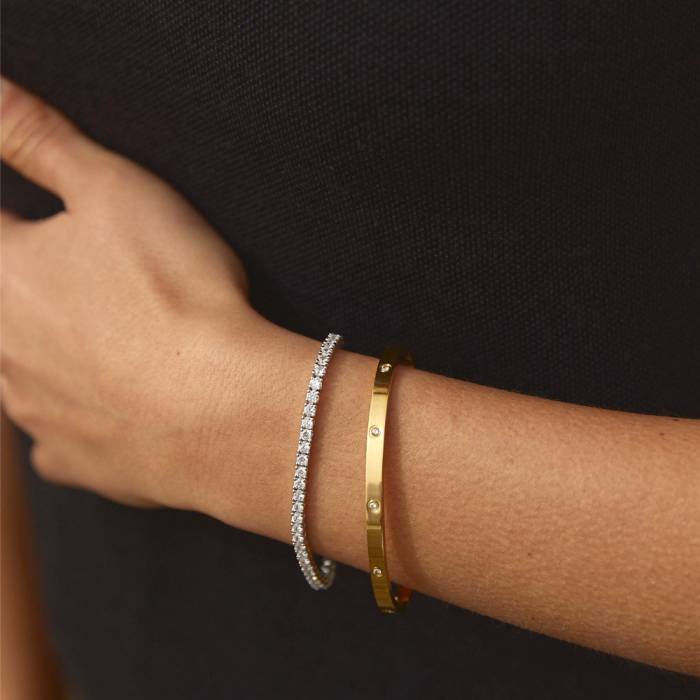 Pulsera Tennis Blanca - Imagen 2