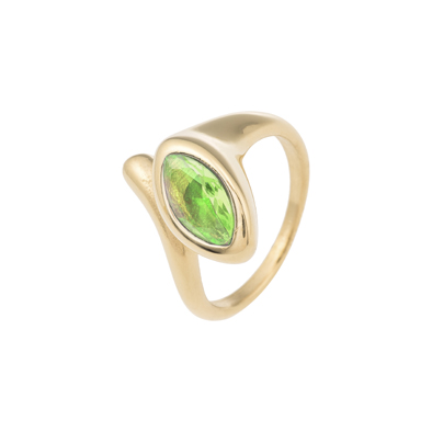 Anillo Circonita Verde Orianna - 16