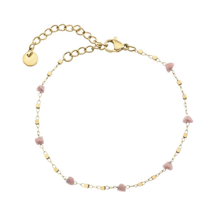 Pulsera Piedra Natural Rosa Florence