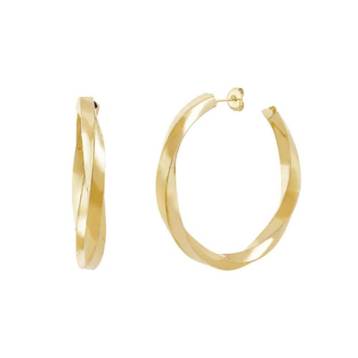 Aros Trenzados Leire Oro
